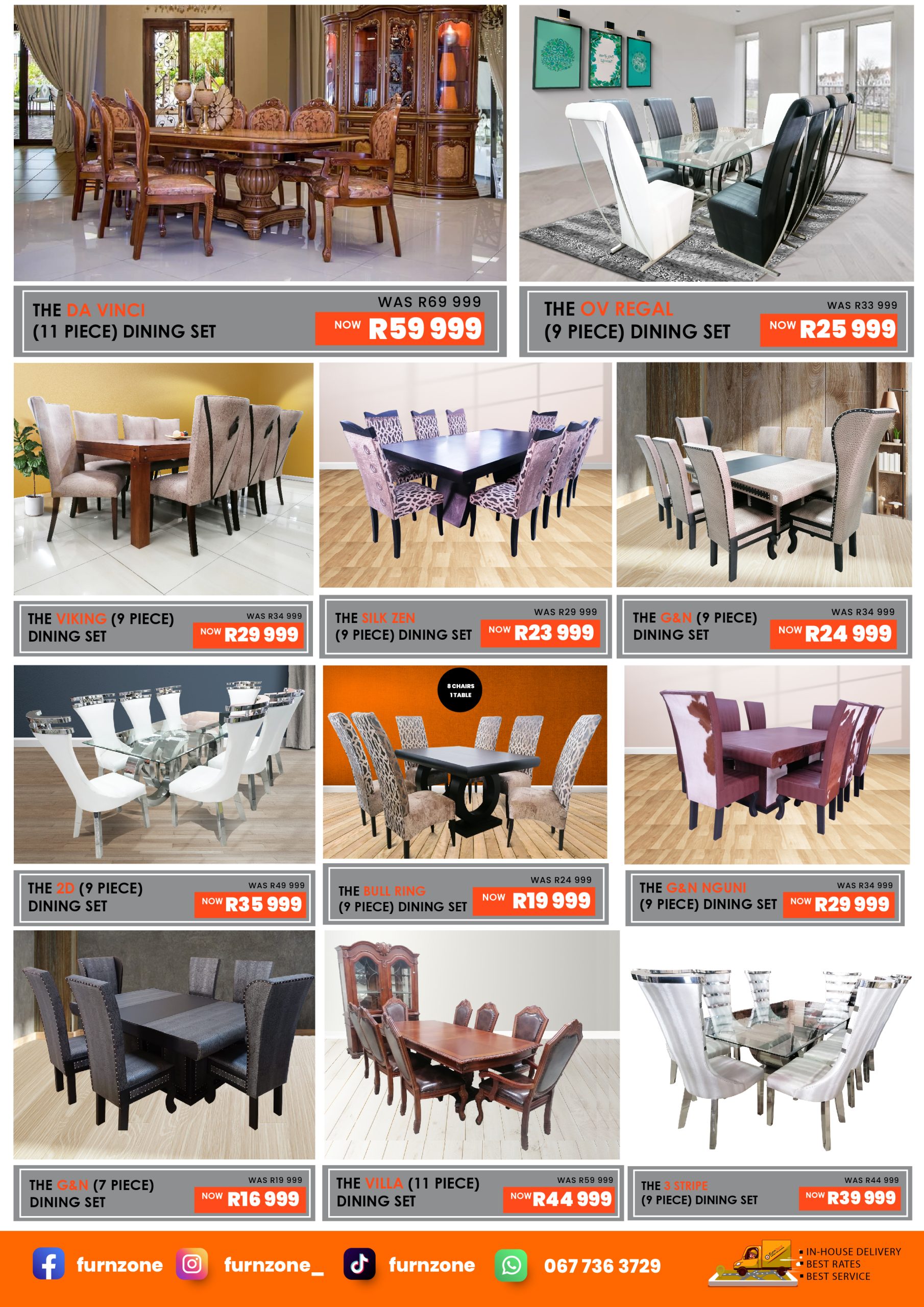 CLEARANCE SALE Furn Zone