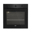 DBO483E - Defy 60cm Slimline Eye-Level Oven - Black Glass - Thumbnail Image 1