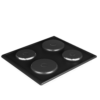 DHD332 - Defy 60cm Slimline Solid Hob – Black - Thumbnail Image 2