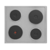 DHD333 - Defy 60cm Slimline Solid Hob – Stainless Steel - Thumbnail Image 1