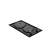 DHD400 - Defy Domino Solid Hob – Black - Thumbnail Image 2