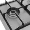 DHG129 - Defy 90cm Gemini Gas Hob with Wok Burner - Stainless Steel - Thumbnail Image 4