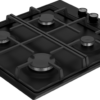 DHG132 - Defy 60cm Slimline Gas Hob - Black Glass - Thumbnail Image 2