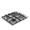 DHG133 - Defy 60cm Slimline Gas Hob with Control Panel – Stainless Steel - Thumbnail Image 2