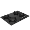 DHG701 - Defy 70cm Gemini Gas on Glass Hob with Wok Burner - Thumbnail Image 2