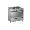 95L 90cm 5 Gas Burner With Triple Flame Wok Plate, NY90T5010SS - Thumbnail Image 1