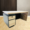 LIGHT GREY OAK OFFICE DESK (M319) - Thumbnail Image 2