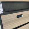 LIGHT GREY OAK OFFICE DESK (M319) - Thumbnail Image 3